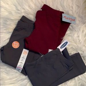 NWT 2T three pants bundle